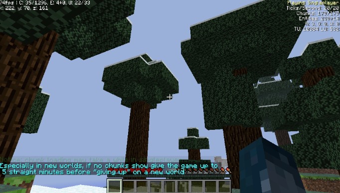 Eaglecraft 1.12.2 u2 browser game interface showing a blocky sandbox world with pixel-style terrain