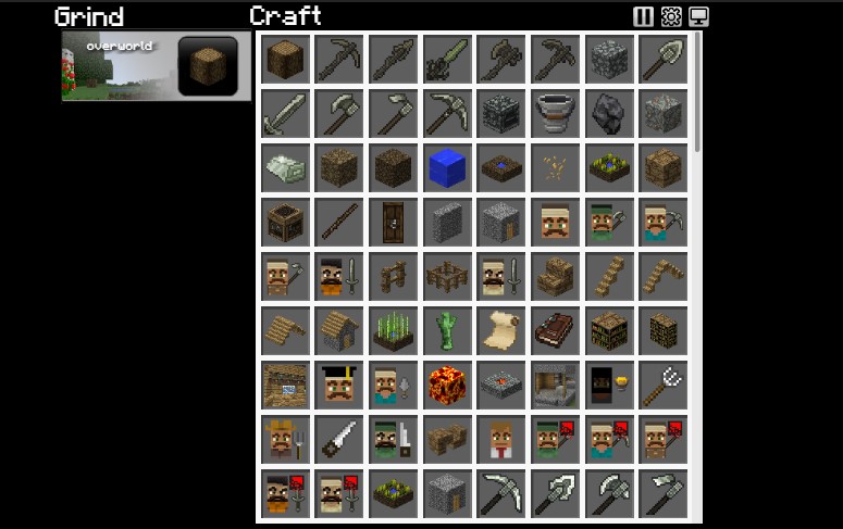Unlocking workers and automation in the GrindCraft crafting game.